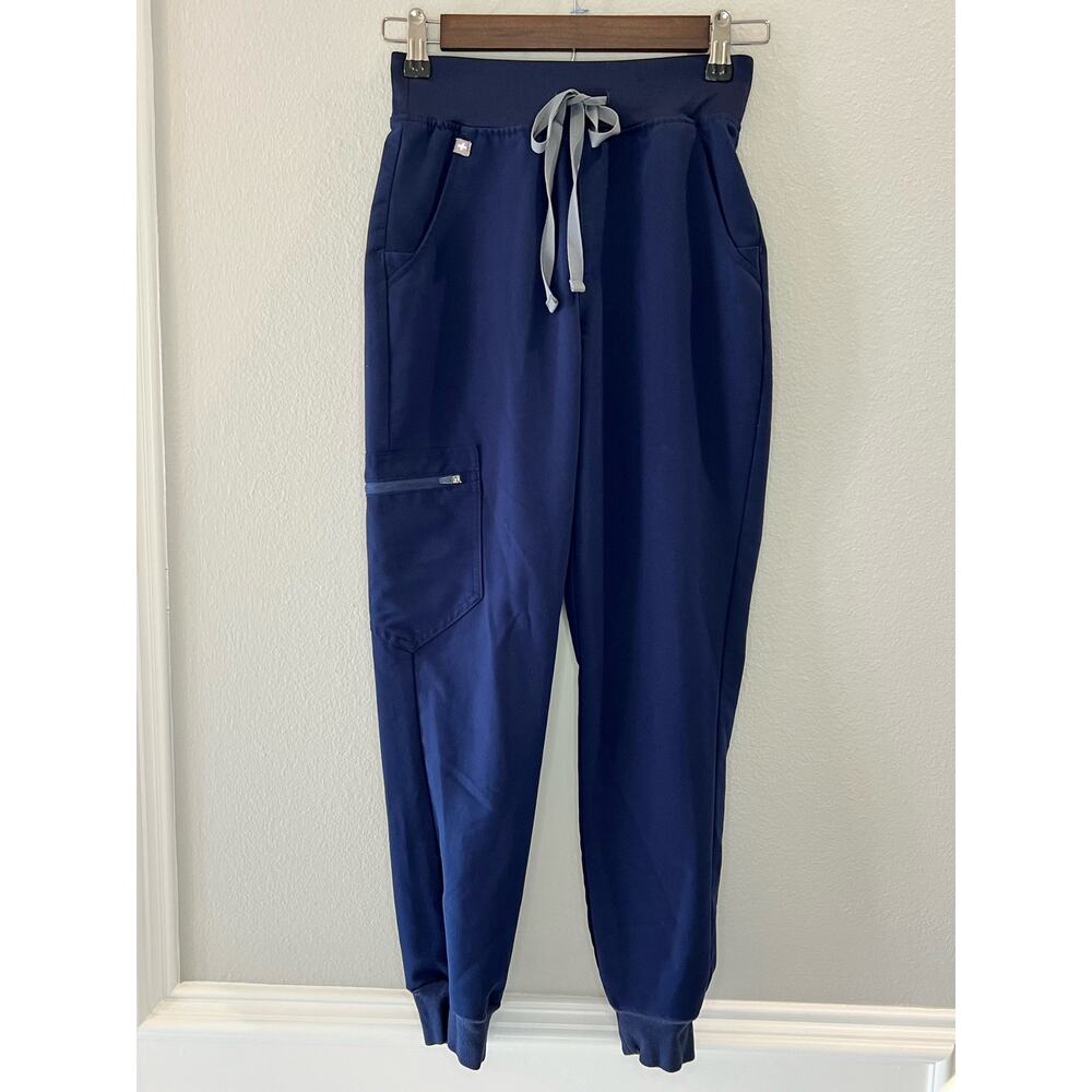 Figs Scrub Pants Women's XXS/P Blue Zamora Joggers Technical Collection
